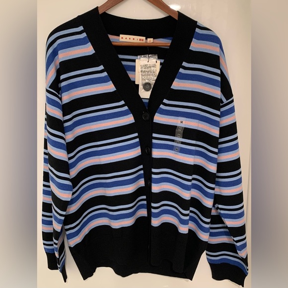 Marni for Uniqlo Merino Blend Cardigan NWT - Picture 1 of 5